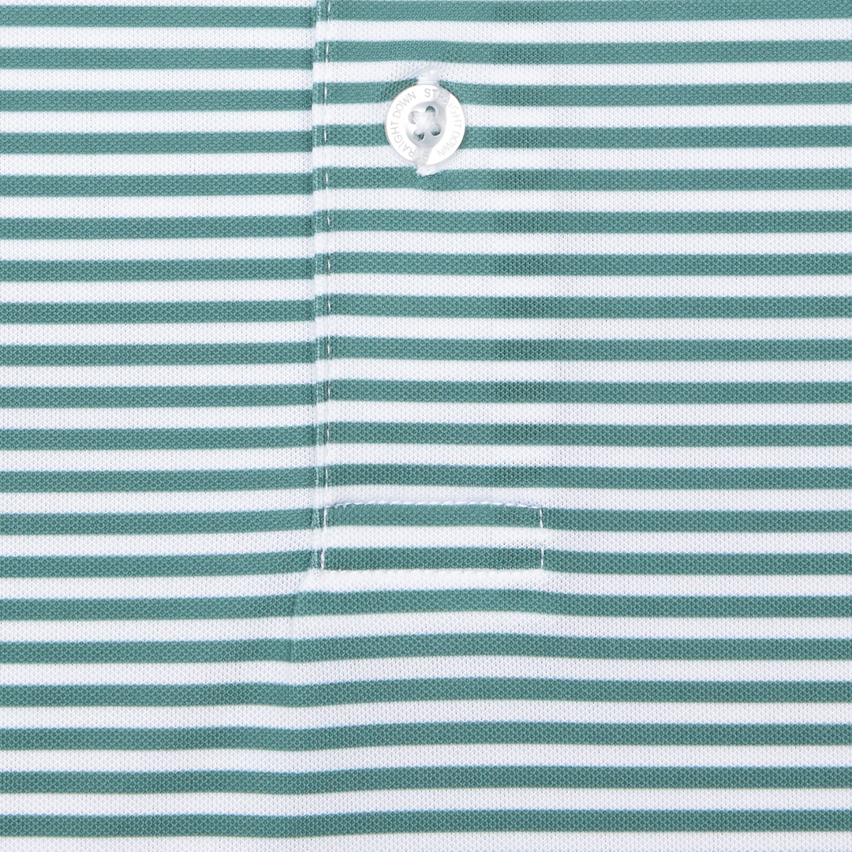 STRAIGHT DOWN 2026 PGA CHAMPIONSHIP DEL MAR STRIPE POLO IN SAGE - PAG