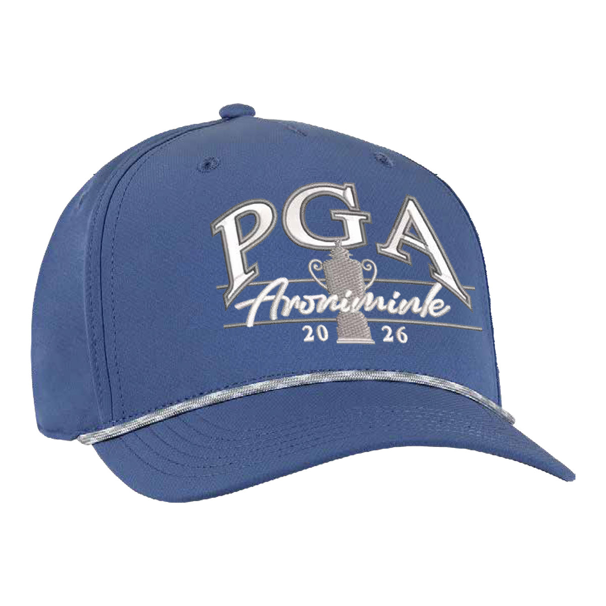AHEAD 2026 PGA CHAMPIONSHIP CLASSIC FIT ALTO PERFORMANCE ROPE HAT IN BLUE - PAG