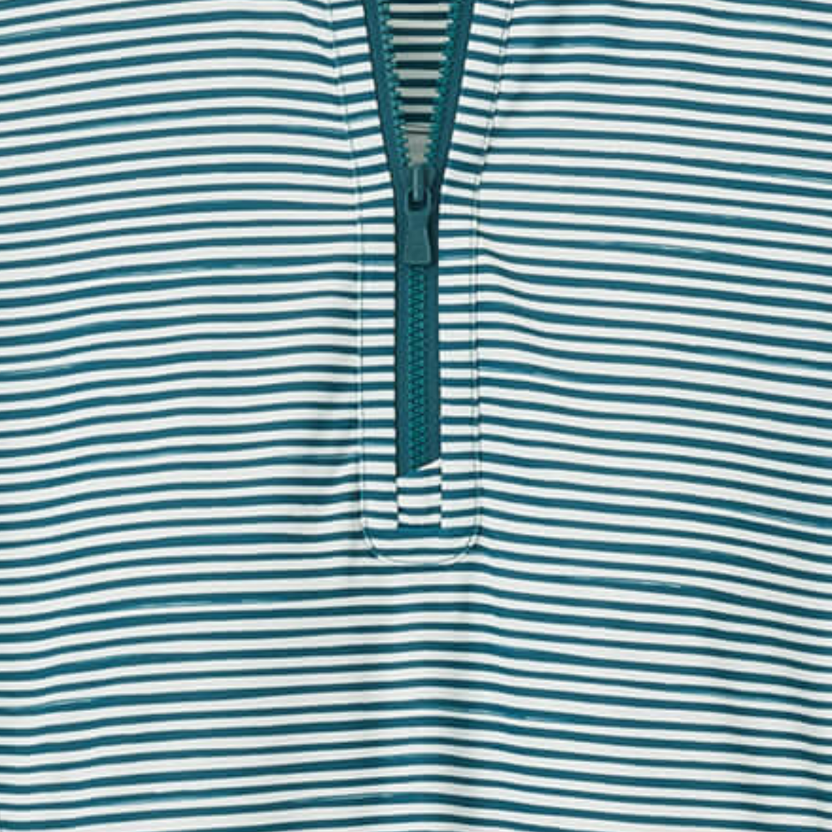 PETER MILLAR 2026 PGA CHAMPIONSHIP LADIES STRIPED QUARTER ZIP SUN SHIRT IN DEEP JADE - PAG