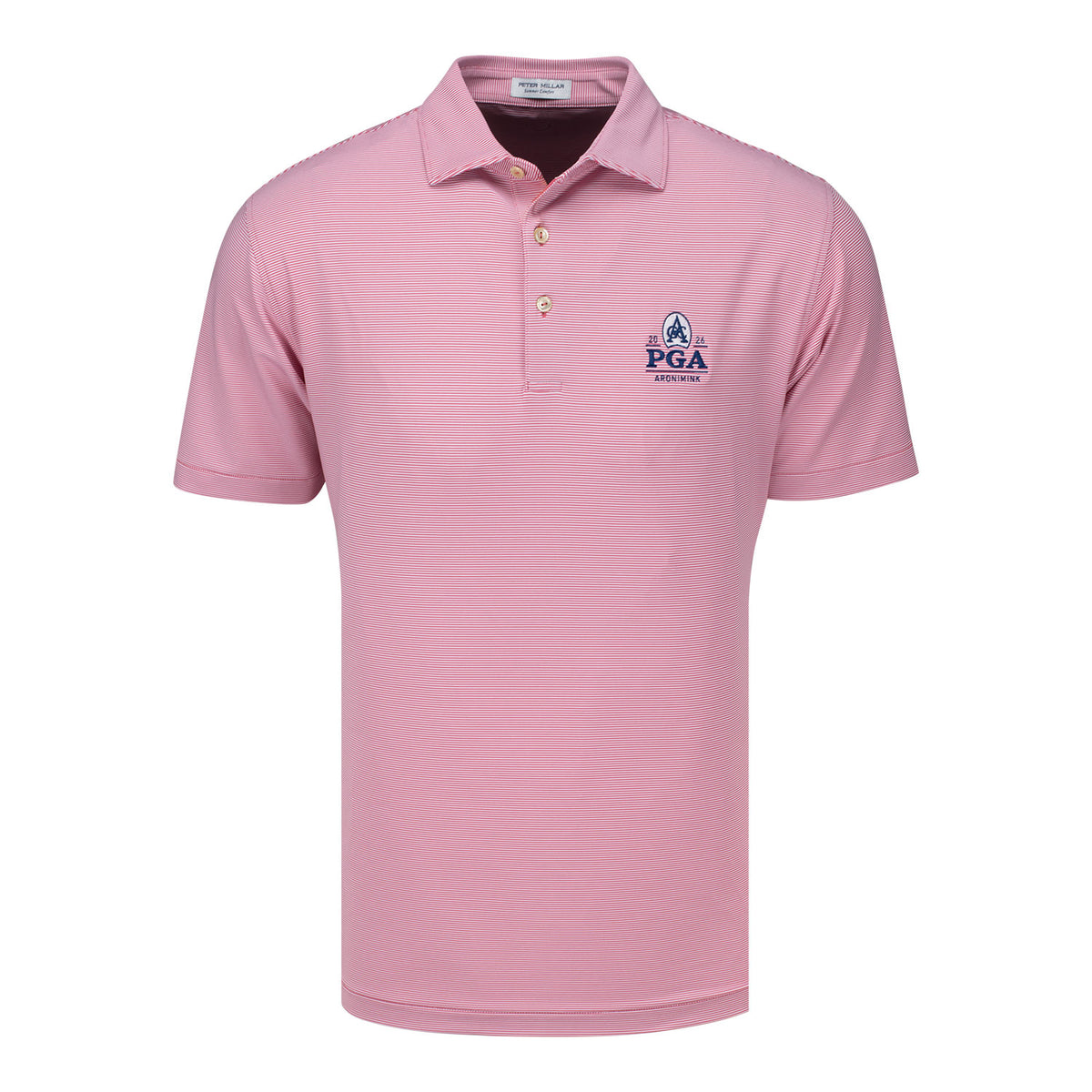 PETER MILLAR 2026 PGA CHAMPIONSHIP JUBILEE PERFORMANCE JERSEY POLO IN CHILI RED - PAG