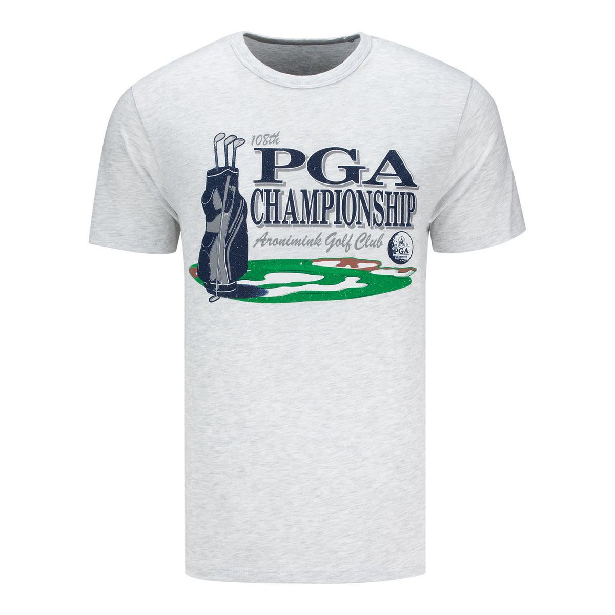 ’47 BRAND 2026 PGA CHAMPIONSHIP FRANKLIN GOLF BAG BUNKER T-SHIRT IN GREY - PAG