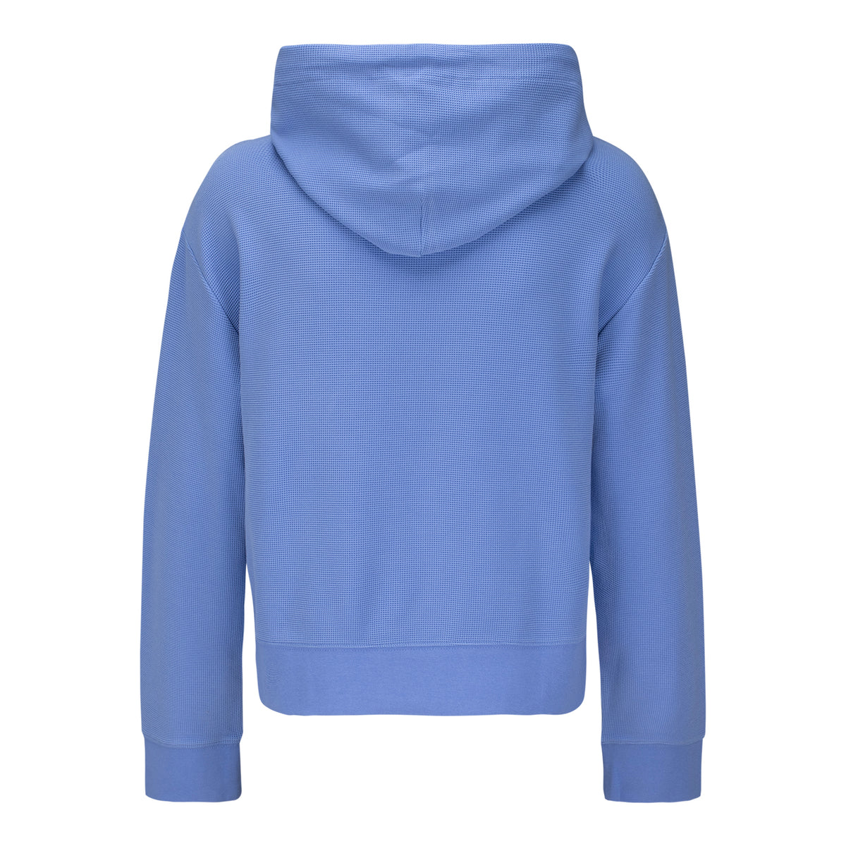 RALPH LAUREN 2026 PGA CHAMPIONSHIP WOMEN’S TECH WAFFLE KNIT HOODED SWEATSHIRT IN BLUE MIST - PAG