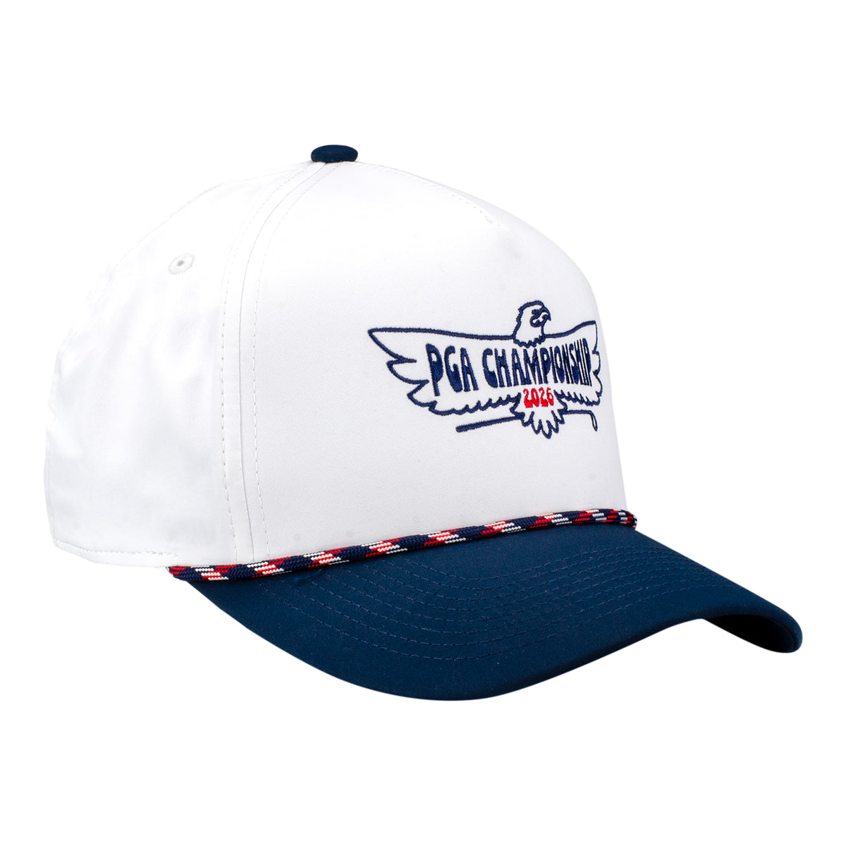 IMPERIAL 2026 PGA CHAMPIONSHIP WRIGHTSON TWO-TONE ROPE HAT IN WHITE AND NAVY - PAG