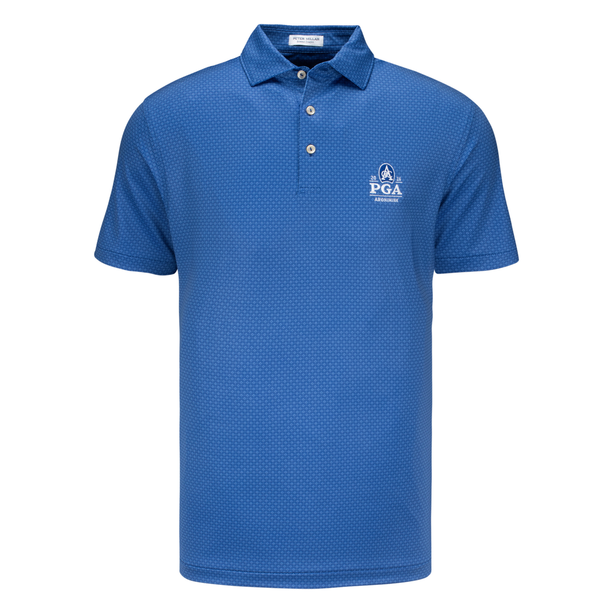 PETER MILLAR 2026 PGA CHAMPIONSHIP AXLE GEO POLO IN SPORT NAVY - PAG