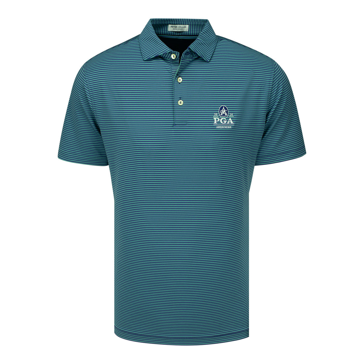PETER MILLAR 2026 PGA CHAMPIONSHIP HALES PERFORMANCE JERSEY POLO IN SPORT NAVY - PAG
