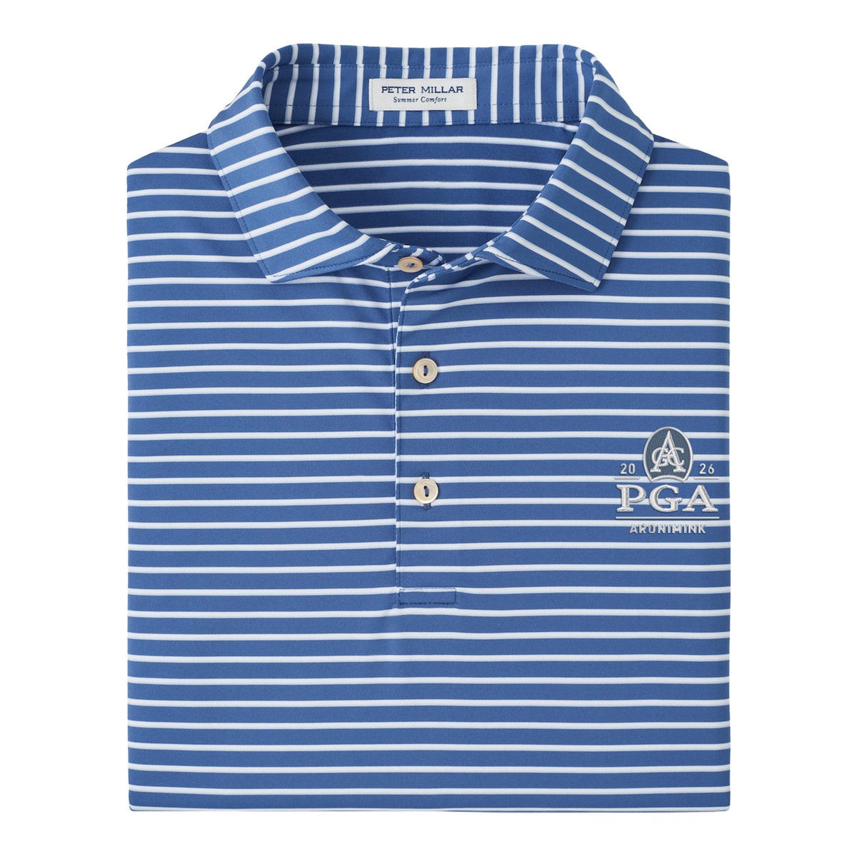 PETER MILLAR 2026 PGA CHAMPIONSHIP DUNNES PERFORMANCE JERSEY POLO IN WINDSOR BLUE - PAG