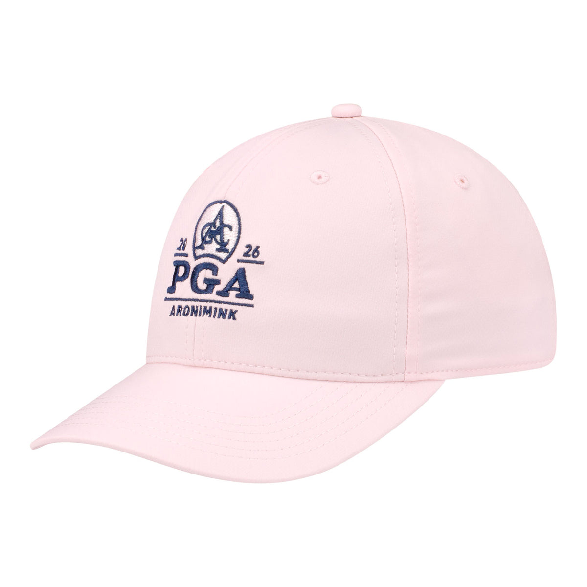 AHEAD 2026 PGA CHAMPIONSHIP WOMEN’S TECH LOGO & TROPHY HAT IN SOFT PINK - PAG