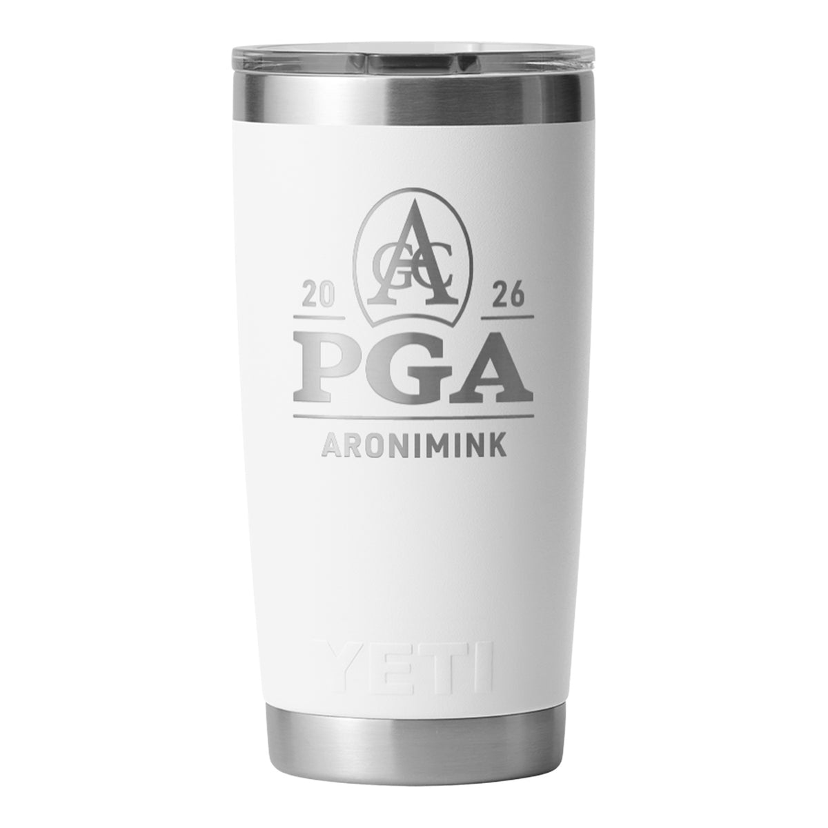 YETI 2026 PGA CHAMPIONSHIP 20OZ RAMBLER IN WHITE - PAG