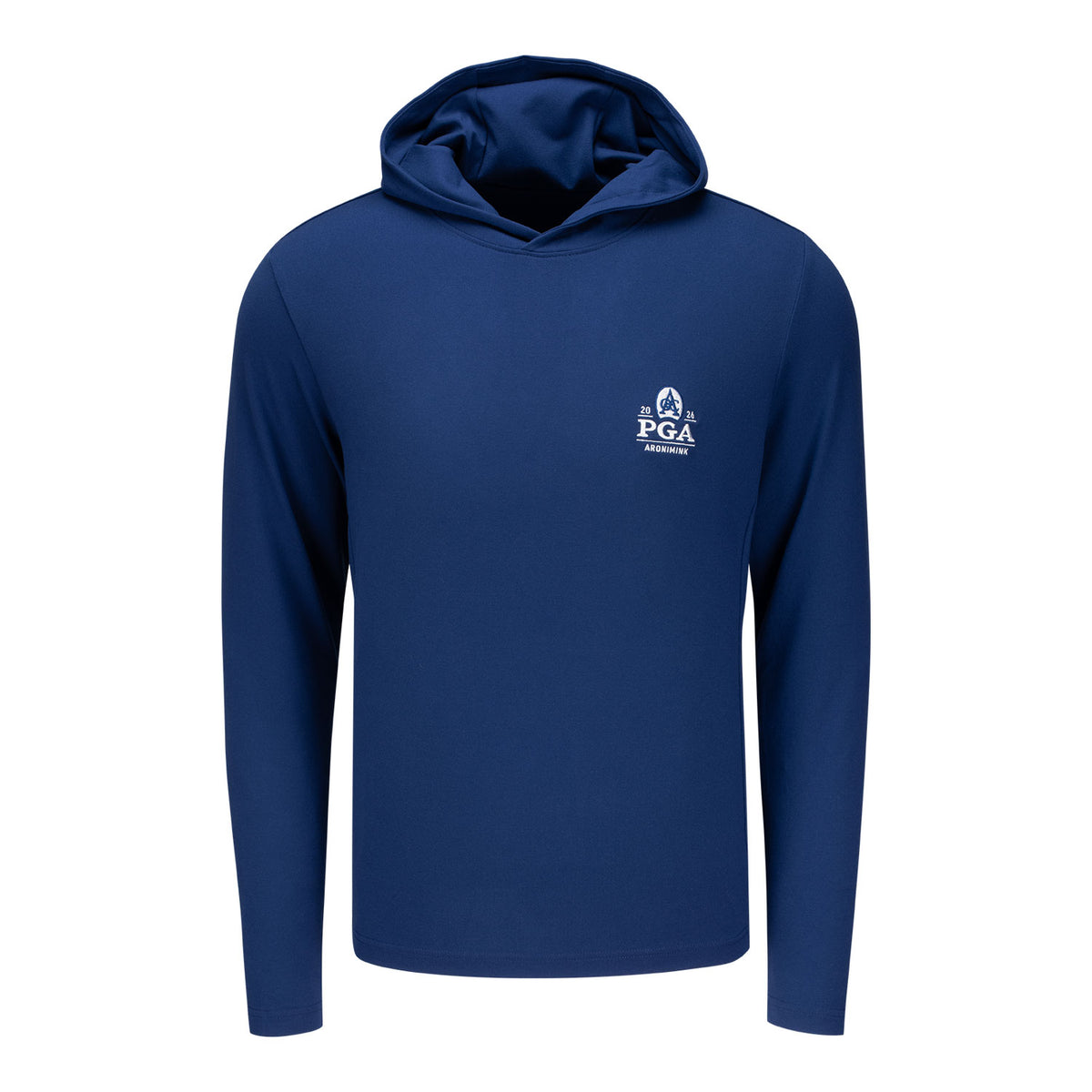 HOLDERNESS & BOURNE 2026 PGA CHAMPIONSHIP JACKSON PERFORMANCE HOODIE IN NAVY - PAG