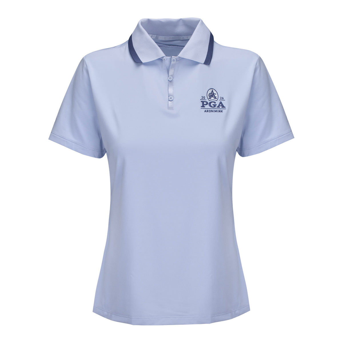 NIKE 2026 PGA CHAMPIONSHIP WOMEN’S TOUR POLO IN GHOST AND SANDED PURPLE - PAG
