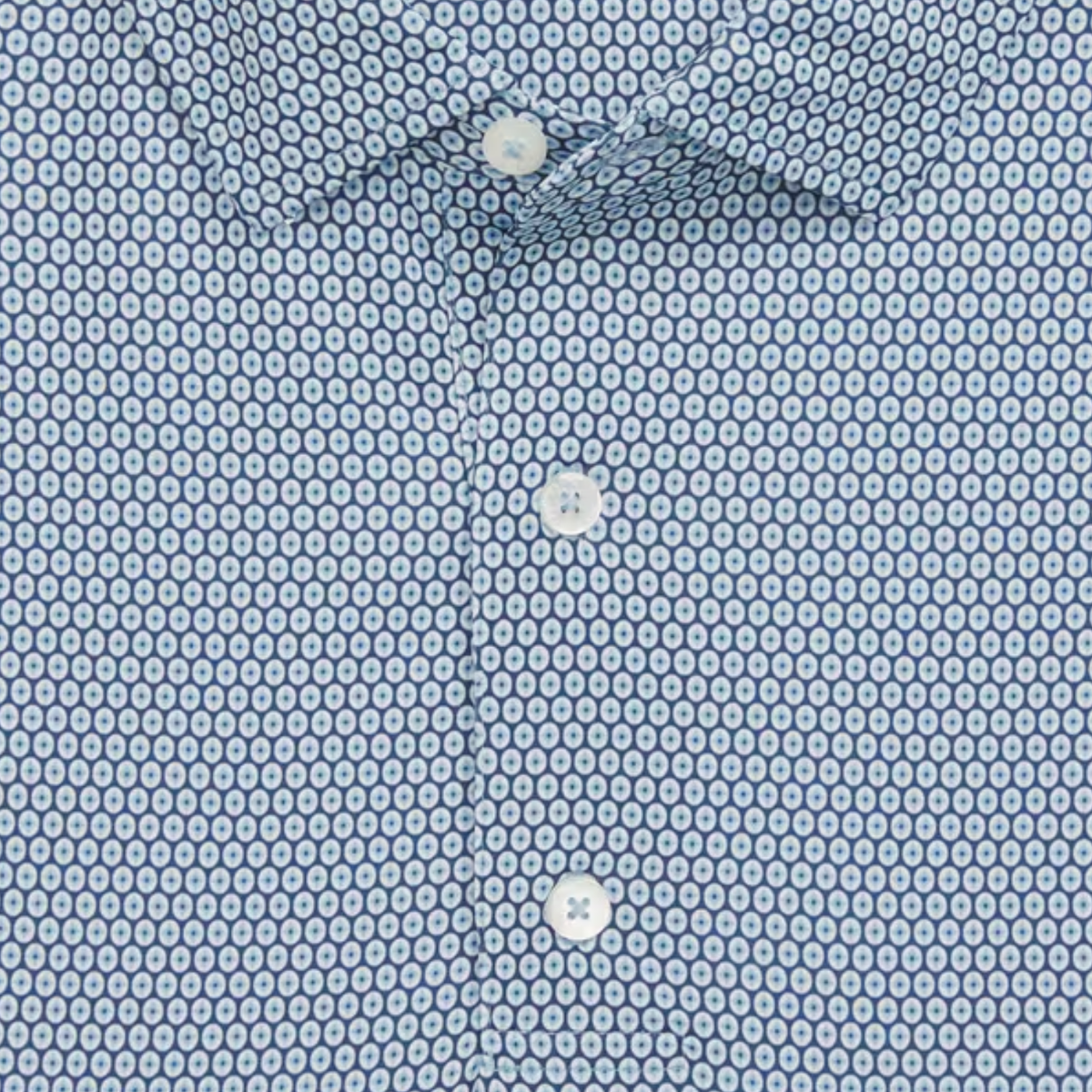 FOOTJOY 2026 PGA CHAMPIONSHIP STELLAR PRINT POLO IN NAVY, LIGHT BLUE, AND WHITE - PAG
