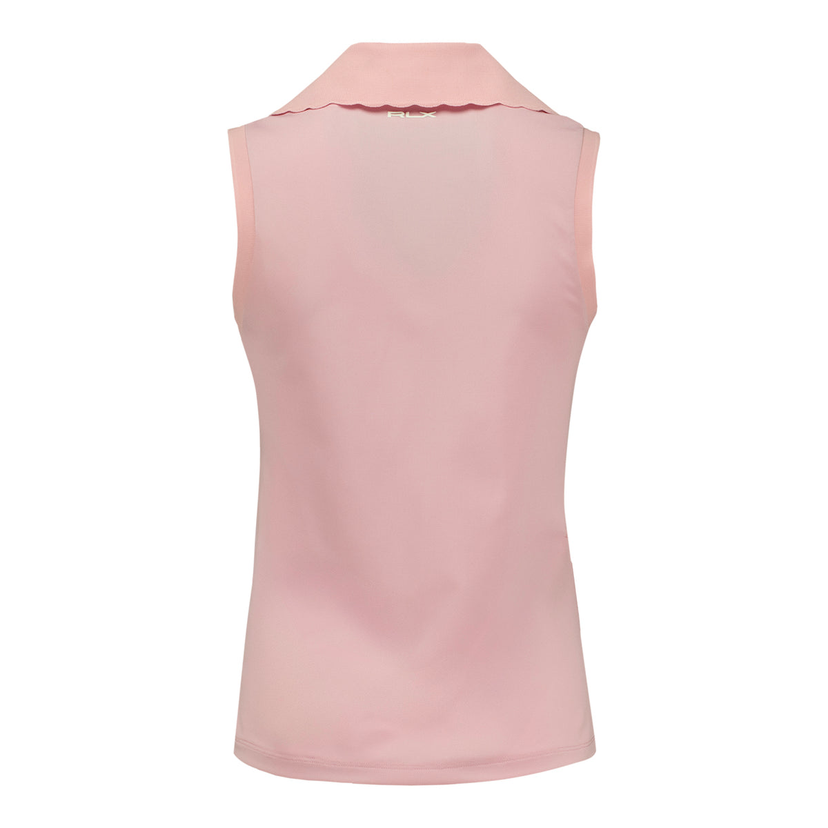 RALPH LAUREN 2026 PGA CHAMPIONSHIP WOMEN’S PIQUE SCALLOP POLO IN LIGHT PINK - PAG