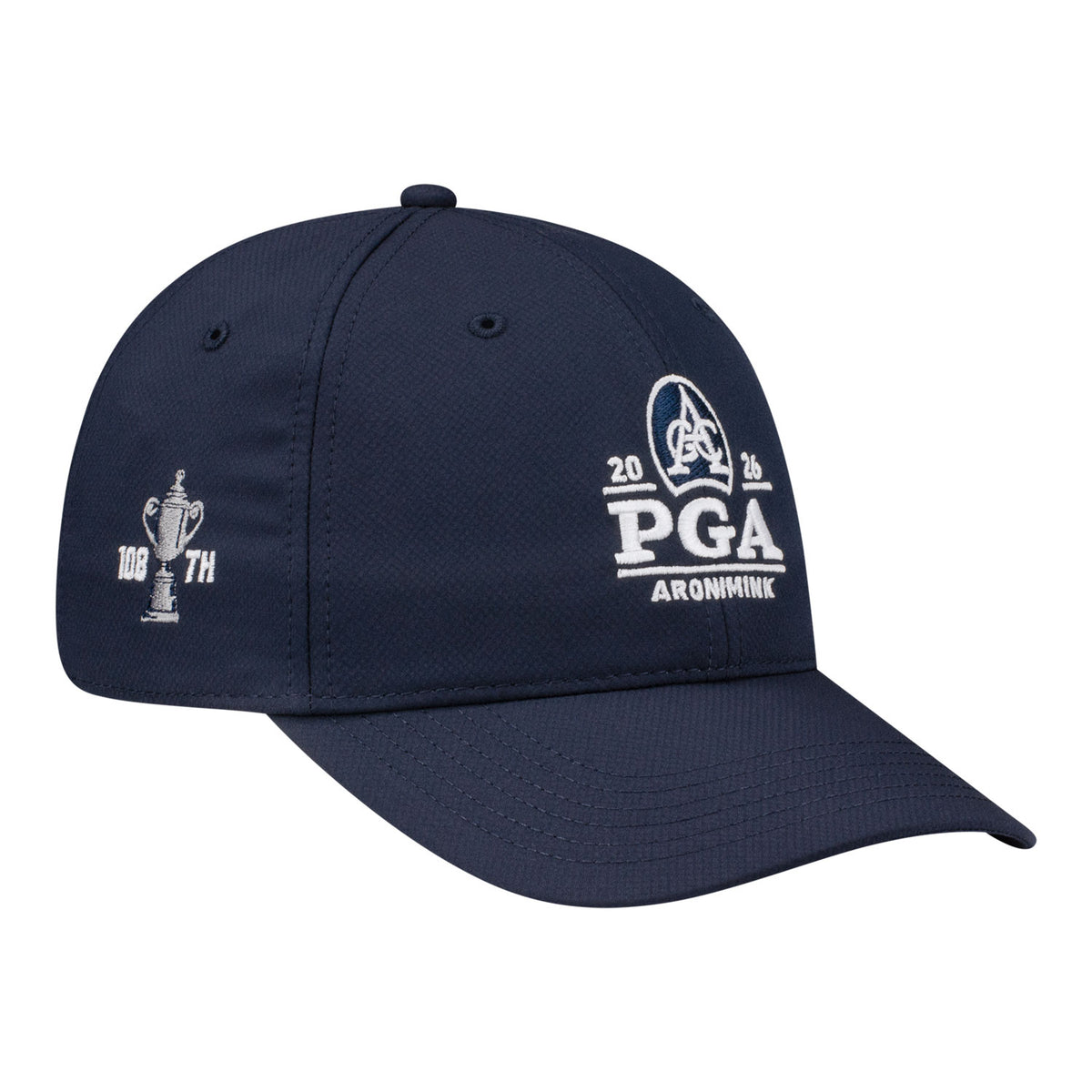 AHEAD 2026 PGA CHAMPIONSHIP FRIO LOGO & 108TH PERFORMANCE HAT IN NAVY - PAG